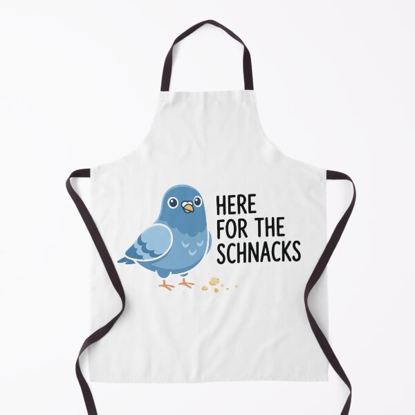 Item preview, Here For The Schnacks Funny Pigeon designed and sold by raedattia.