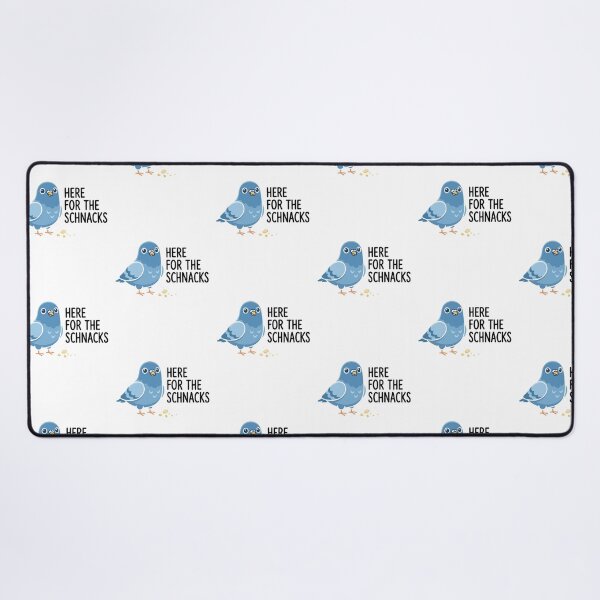Item preview, Here For The Schnacks Funny Pigeon designed and sold by raedattia.