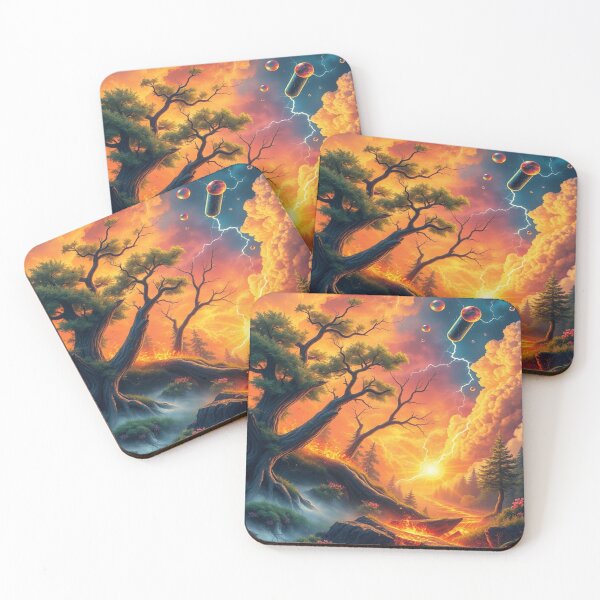 Item preview, Surreal Nature – Lava Sky & Cosmic Glow designed and sold by FotoworldEdel.