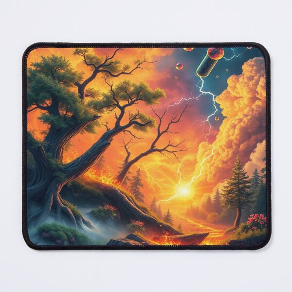 Item preview, Surreal Nature – Lava Sky & Cosmic Glow designed and sold by FotoworldEdel.