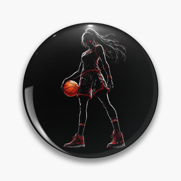 Item preview, Fearless Female Basketball Player Dark Manga Art designed and sold by Pavelus.