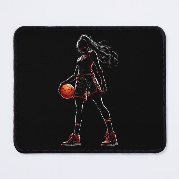 Item preview, Fearless Female Basketball Player Dark Manga Art designed and sold by Pavelus.