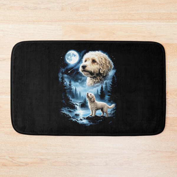 Item preview, Maltipoo Howling to The Moon Vintage Meme designed and sold by Hedoraxe.