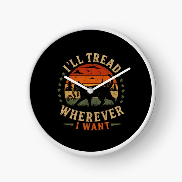 Item preview, I'll Tread Wherever I Want Independent Cat Lover Feline Pet Attitude designed and sold by SkeletonsDanger.