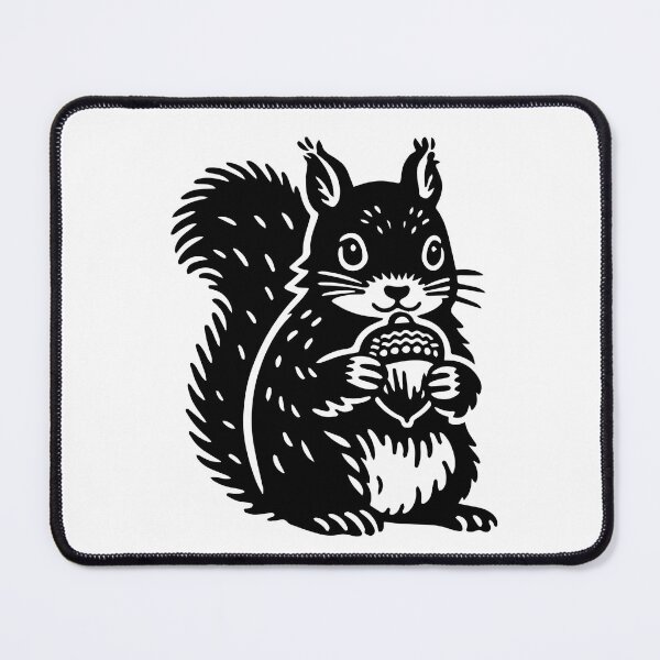 Item preview, Cute squirrel holding acorn designed and sold by cutepid.