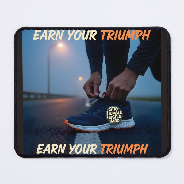 Item preview, Earn Your Triumph: Solitary Athletic Preparation and Hustle Discipline Ad designed and sold by Creative-RE.
