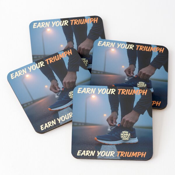 Item preview, Earn Your Triumph: Solitary Athletic Preparation and Hustle Discipline Ad designed and sold by Creative-RE.
