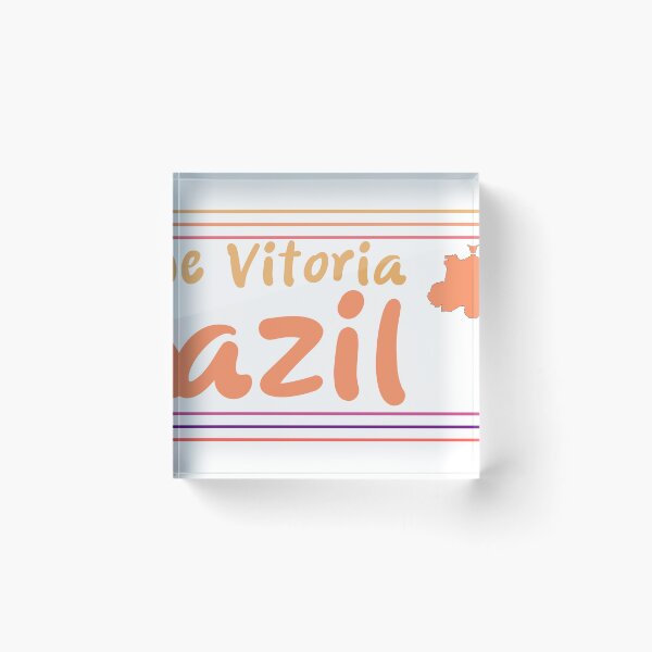 Item preview, Grande Vitoria Brazil City Marked On Country Map designed and sold by TheIconSmith.