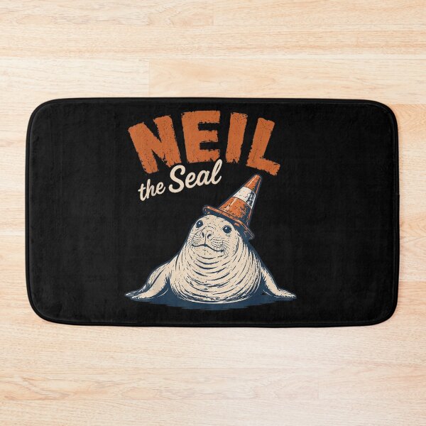 Item preview, Neil The Seal With Traffic Cone Hat Funny Viral Meme Illustration designed and sold by RuperDelois.