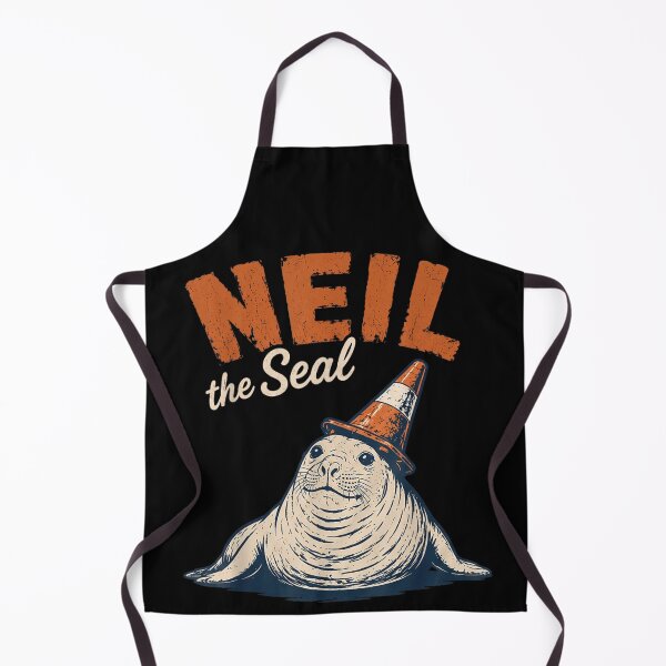 Item preview, Neil The Seal With Traffic Cone Hat Funny Viral Meme Illustration designed and sold by RuperDelois.