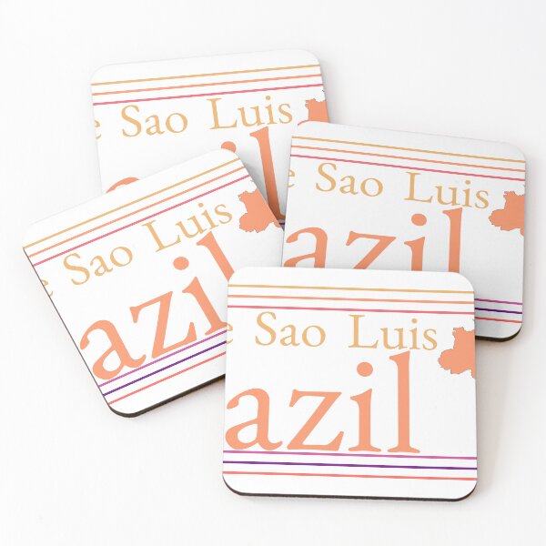Item preview, Grande Sao Luis Brazil City Marked On Country Map designed and sold by TheIconSmith.