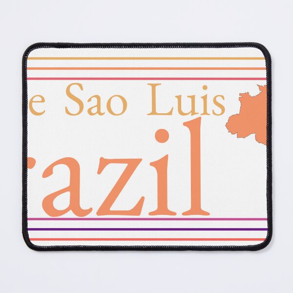 Item preview, Grande Sao Luis Brazil City Marked On Country Map designed and sold by TheIconSmith.