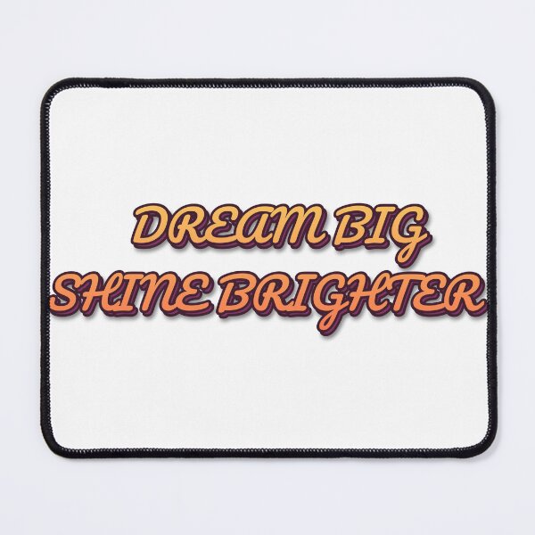 Item preview, "DREAM BIG SHINE BRIGHTER" Retro Typography Sticke designed and sold by QuirkThreadsCo.