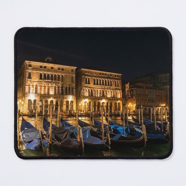Item preview, Venice Gondolas at Night designed and sold by ArtworkNorth.