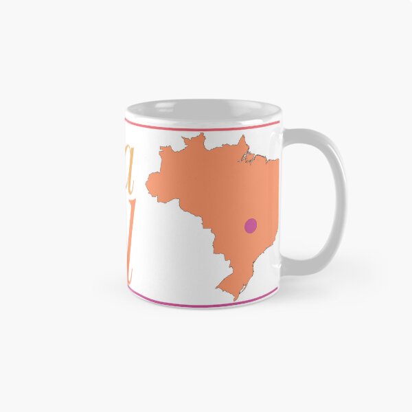Item preview, Goiania Brazil City Marked On Country Map designed and sold by TheIconSmith.