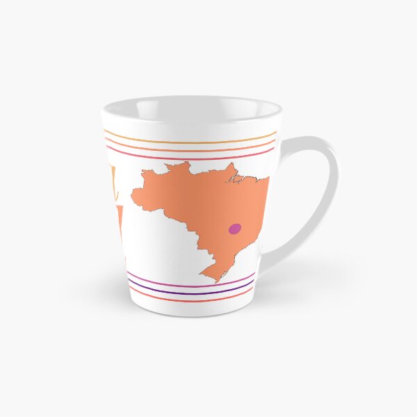 Item preview, Goiania Brazil City Marked On Country Map designed and sold by TheIconSmith.