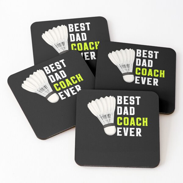 Item preview, Best Dad Coach Ever Badminton designed and sold by suhairee-studio.