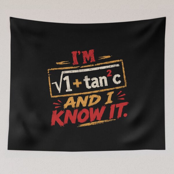 Item preview, I'm Sec C And I Know It Funny Math Pun Trigonometry Teacher Student designed and sold by SkeletonsDanger.