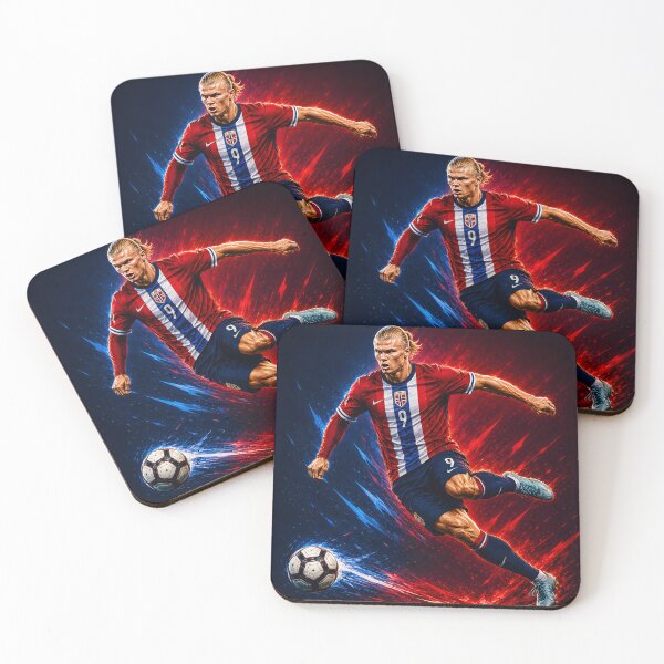 Item preview, Erling Haaland Norway Illustration | Norwegian National Team Football Artwork | Soccer Wall Art designed and sold by 3ac-Arts.