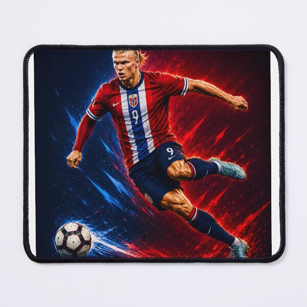 Item preview, Erling Haaland Norway Illustration | Norwegian National Team Football Artwork | Soccer Wall Art designed and sold by 3ac-Arts.