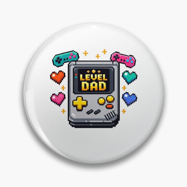 Item preview, Level Dad – Retro Pixel Gamer Console designed and sold by Timeless Junction.