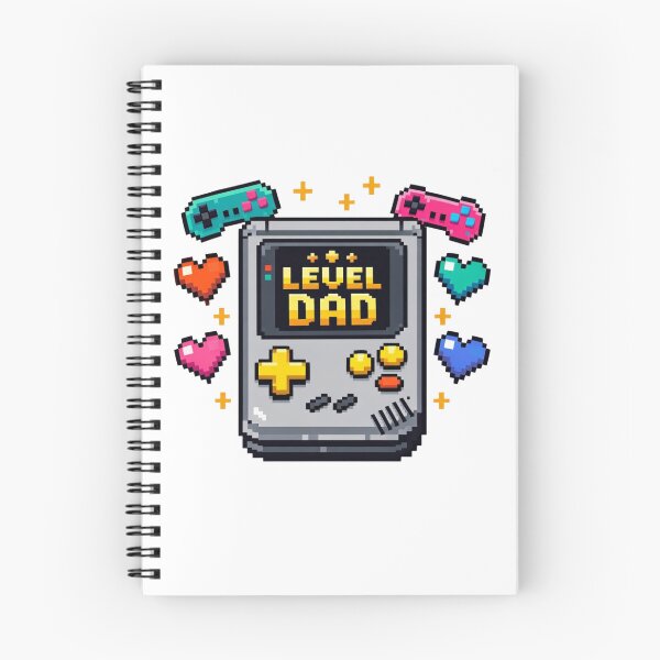Item preview, Level Dad – Retro Pixel Gamer Console designed and sold by Timeless Junction.