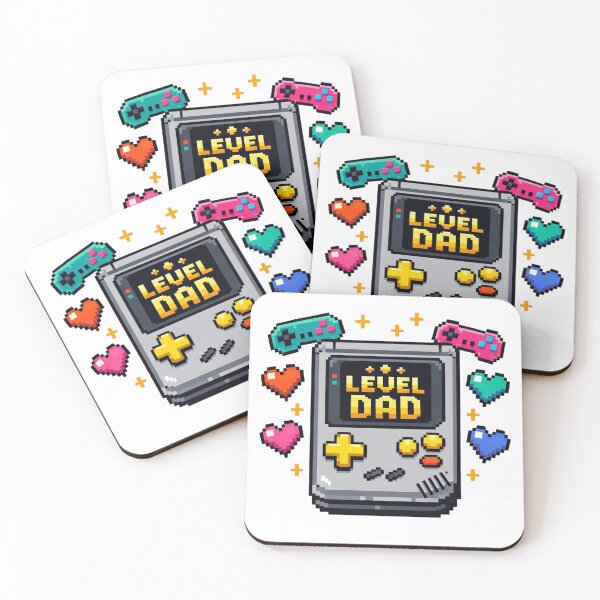 Item preview, Level Dad – Retro Pixel Gamer Console designed and sold by Timeless Junction.