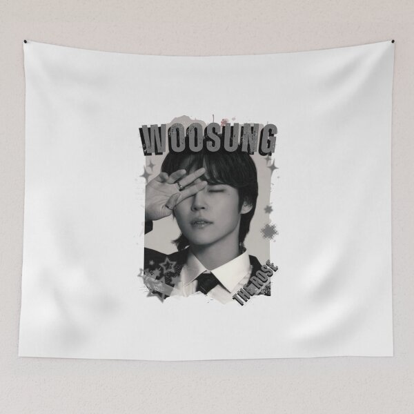 Item preview, The rosee Kim Woosung Rock HipHop Band Kpop Boy group digital art korean pop art designed and sold by AJUNICE STUDIO.