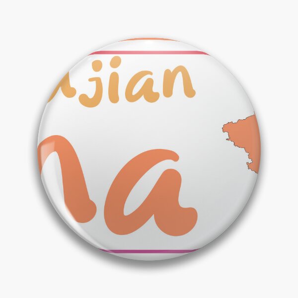 Item preview, Fuzhou Fujian China City Marked On Country Map designed and sold by TheIconSmith.