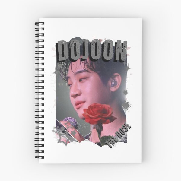 Item preview, The rosee Park Dojoon Rock HipHop Band Kpop Boy group digital art korean pop art designed and sold by AJUNICE STUDIO.