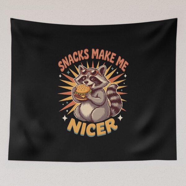Item preview, Snacks Make Me Nicer designed and sold by Naitsebas.