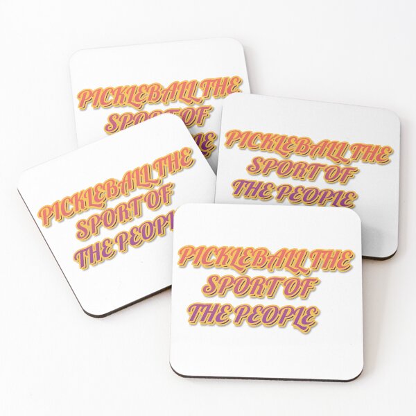 Item preview, "PICKLEBALL THE SPORT OF THE PEOPLE" Retro Typogra designed and sold by QuirkThreadsCo.