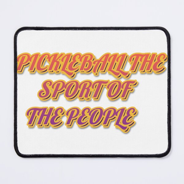 Item preview, "PICKLEBALL THE SPORT OF THE PEOPLE" Retro Typogra designed and sold by QuirkThreadsCo.