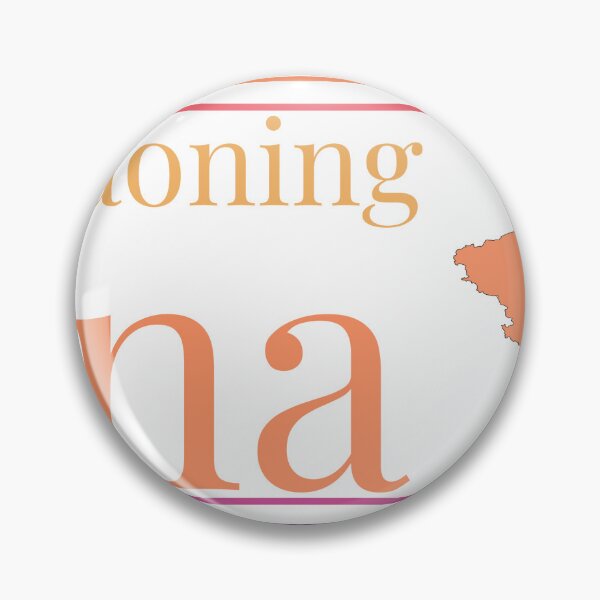 Item preview, Fushun Liaoning China City Marked On Country Map designed and sold by TheIconSmith.