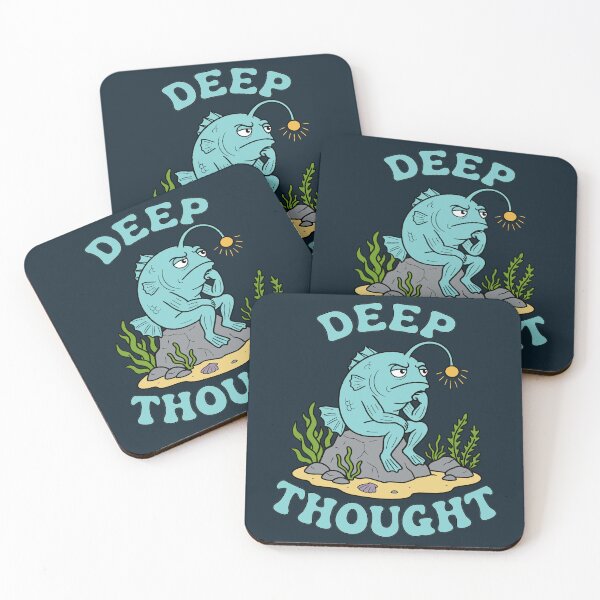 Item preview, Deep Thought - Pensive Anglerfish designed and sold by Regal Rev.