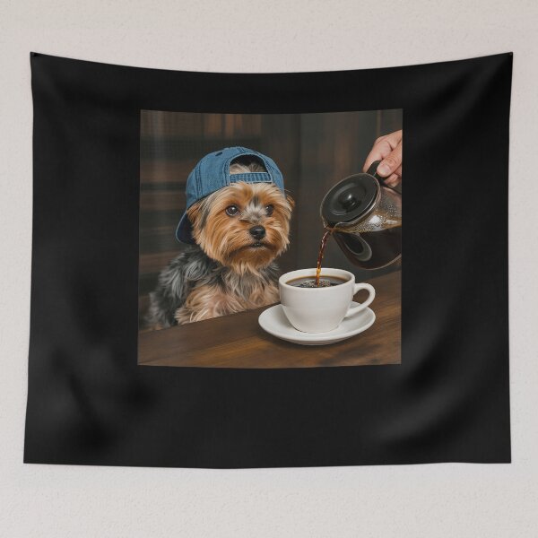 Item preview, Yorkie Drinking Beer Funny Dog Meme designed and sold by suhairee-studio.