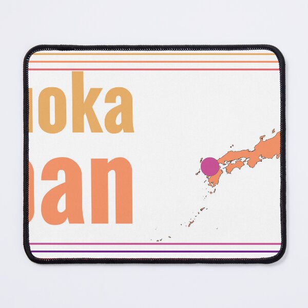 Item preview, Fukuoka Japan City Marked On Country Map designed and sold by TheIconSmith.