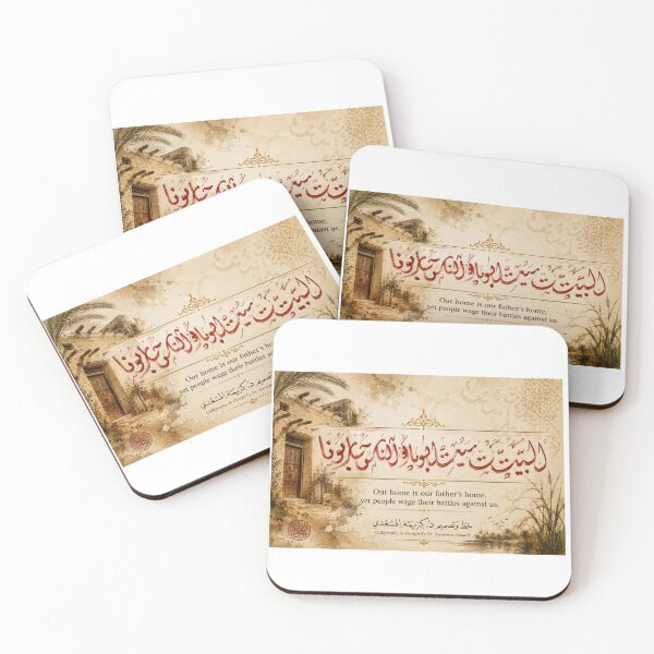 Item preview, The House Is Our Father’s | Arabic Proverb Calligraphy designed and sold by LumivaraGallery.