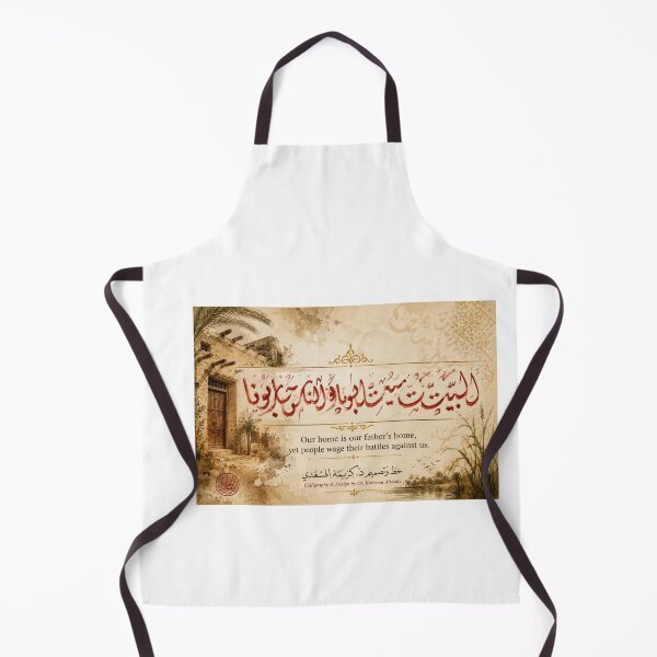 Item preview, The House Is Our Father’s | Arabic Proverb Calligraphy designed and sold by LumivaraGallery.