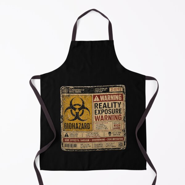Item preview, SIGNS - Warning Biohazard Reality Exposure Warning designed and sold by MetusArt.