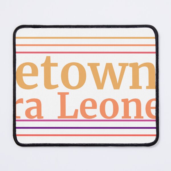 Item preview, Freetown Sierra Leone City Marked On Country Map designed and sold by TheIconSmith.