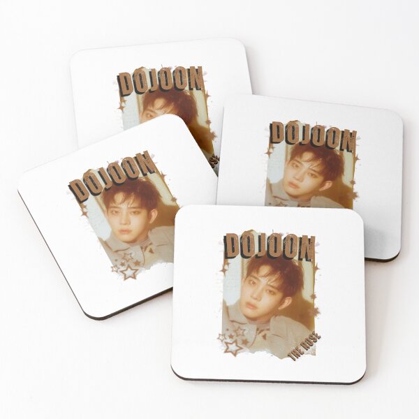 Item preview, The rosee Park Dojoon Rock HipHop Band Kpop Boy group digital art korean pop art designed and sold by AJUNICE STUDIO.