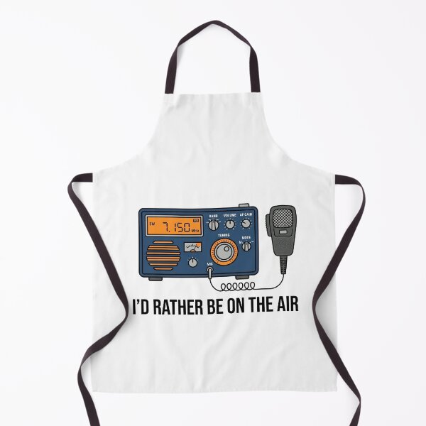 Item preview, I'd Rather Be On The Air – Funny Ham Radio Gift Amateur Radio Operator Quote designed and sold by Sekla-Studio.