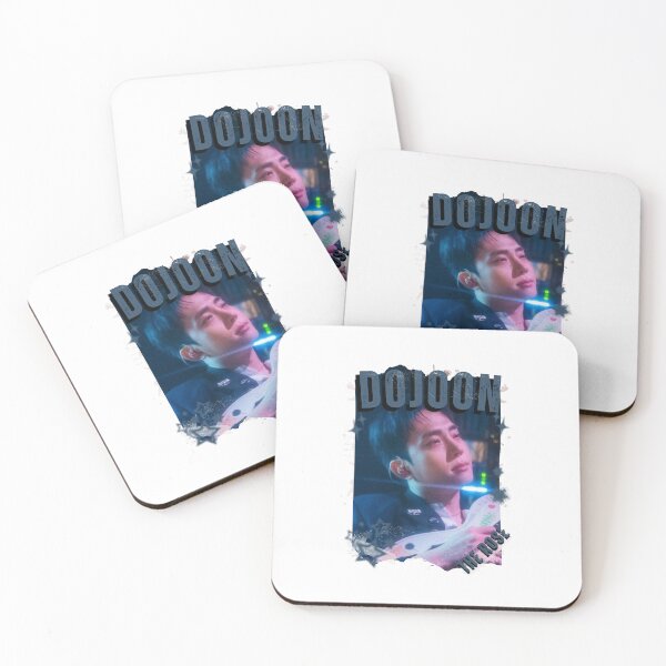 Item preview, The rosee Park Dojoon Rock HipHop Band Kpop Boy group digital art korean pop art designed and sold by AJUNICE STUDIO.