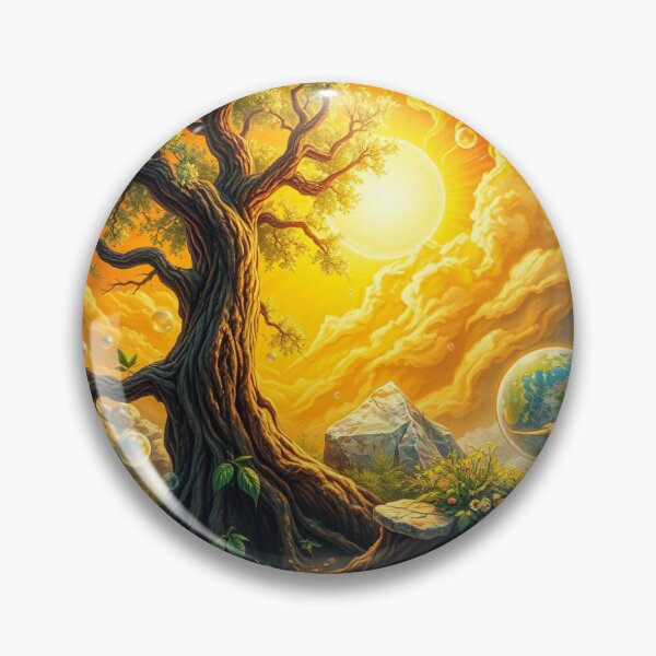 Artikelvorschau, Cosmic Tree – Surreal Nature & Golden Sky entworfen und verkauft von FotoworldEdel.