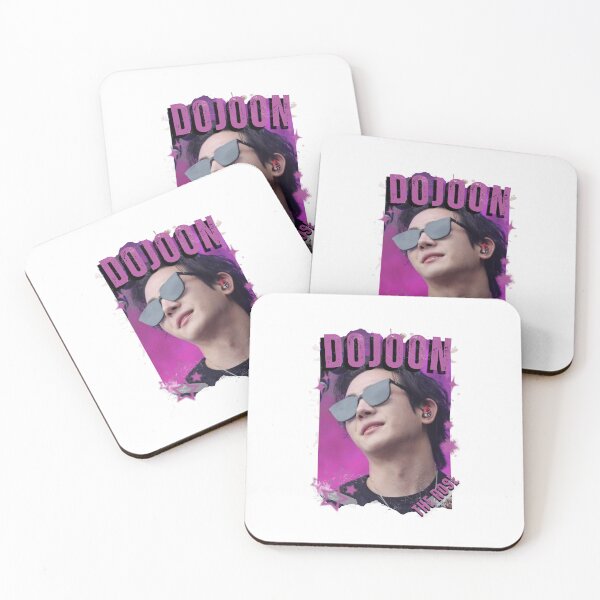Item preview, The rosee Park Dojoon Rock HipHop Band Kpop Boy group digital art korean pop art designed and sold by AJUNICE STUDIO.