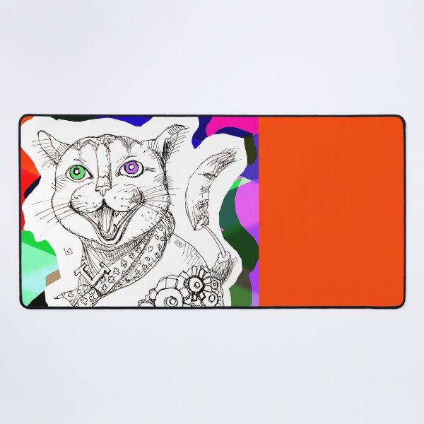 Item preview, Automatic Kitty Cat (Original Ink Drawing by ACCI) designed and sold by VanyssaGraphics.