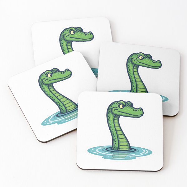 Item preview, Selma Lake Monster – Friendly Cryptid Sticker designed and sold by Artisan Finds Online.