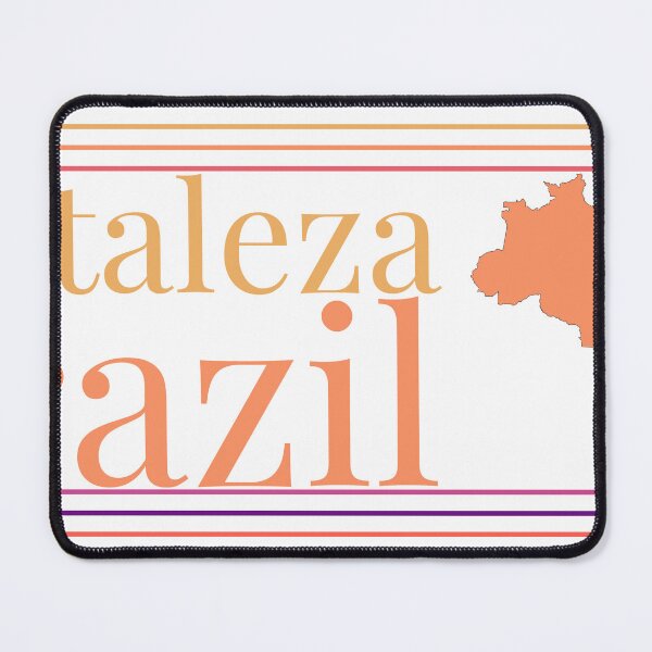 Item preview, Fortaleza Brazil City Marked On Country Map designed and sold by TheIconSmith.