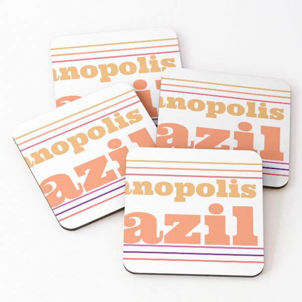 Item preview, Florianopolis Brazil City Marked On Country Map designed and sold by TheIconSmith.
